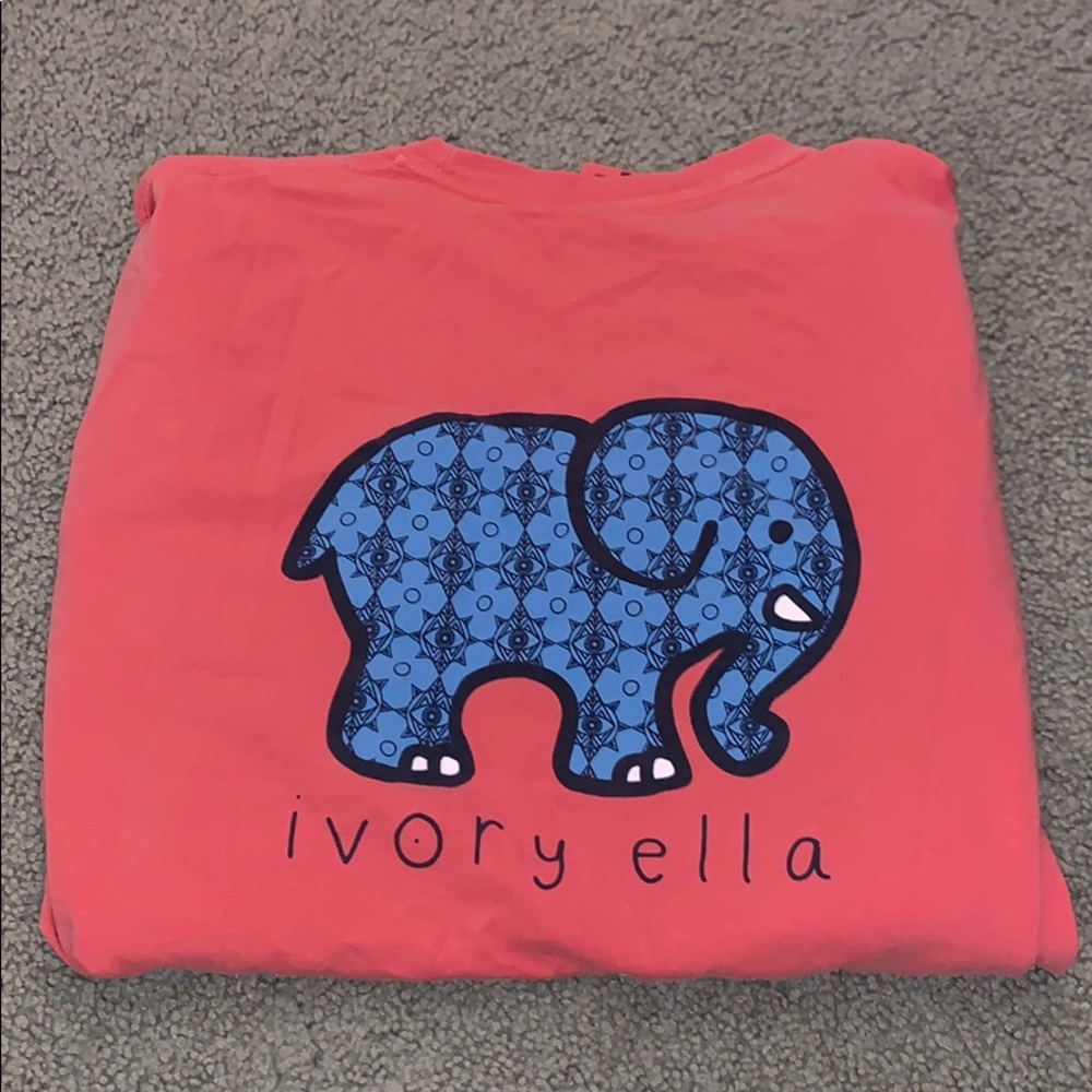 2 ivory Ella long sleeve t-shirts
